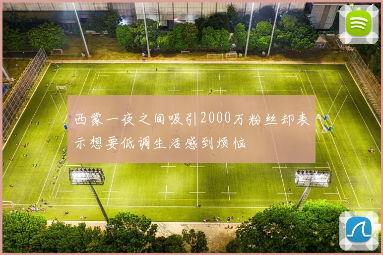 西蒙一夜之间吸引2000万粉丝却表示想要低调生活感到烦恼